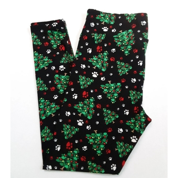 Lularoe Tc Paw Print Christmas Tree 